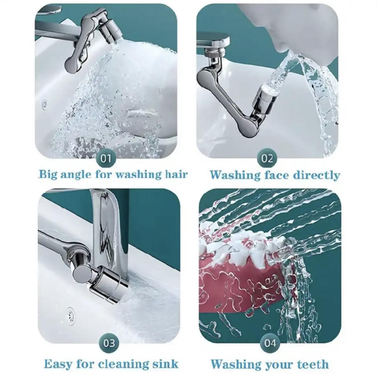 Enki Universal 1080° Rotatable Faucet