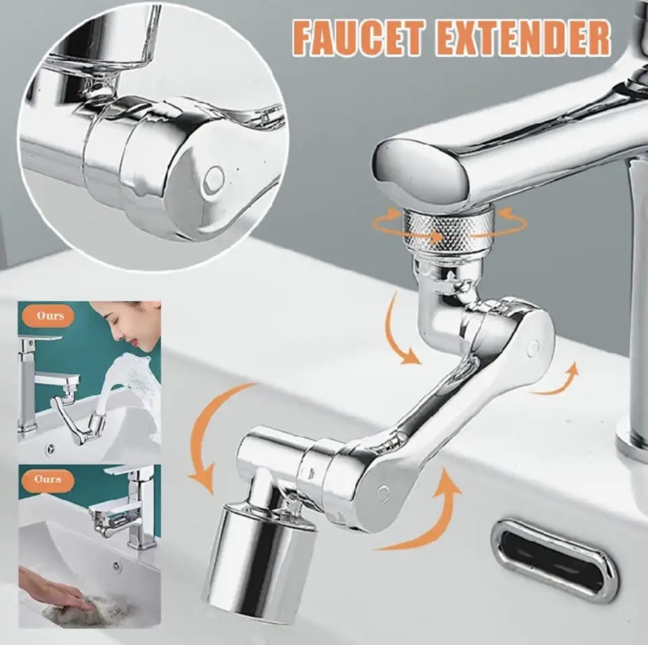 Enki Universal 1080° Rotatable Faucet
